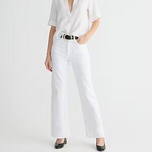 J.Crew Slim Wide-leg Jean in White Wash